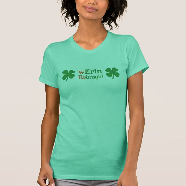 T-shirt Montrez votre fierté irlandaise, par le commando (Devant)