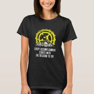 T-shirt Monts Bmx Bike Gear Citation Cycliste
