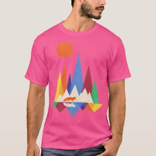 T-shirt Monts de géométrie Fox