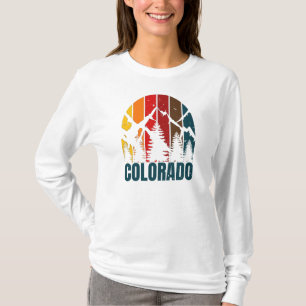 T-shirt Monts du Colorado Rétro