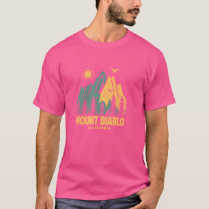 T-shirt Monts du mont Diablo Californie Randonnée extérieu