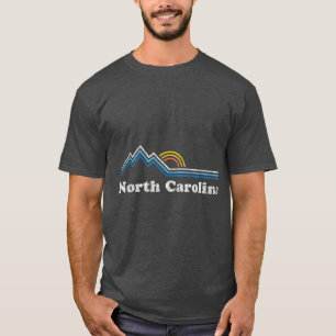 T-shirt Monts Vintages Retro North Carolina NC