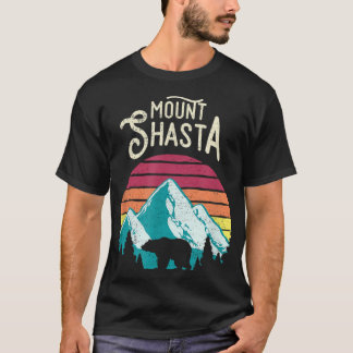 T-shirt Monts Vintages Retro Shasta Californie Monts Be