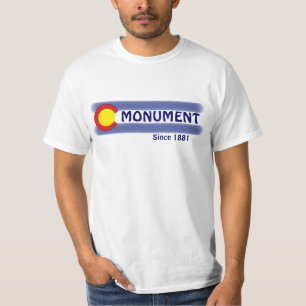 T-shirt Monument Colorado drapeau local valeur tee