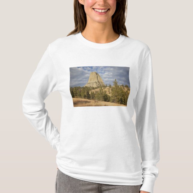 T-shirt Monument national de Devils Tower (Devant)