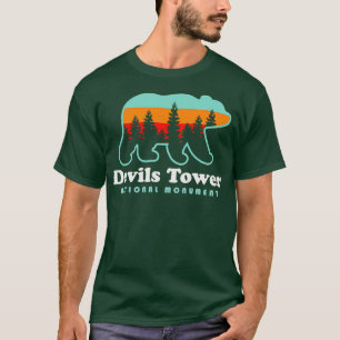 T-shirt Monument national de la tour Devils Wyoming Black 