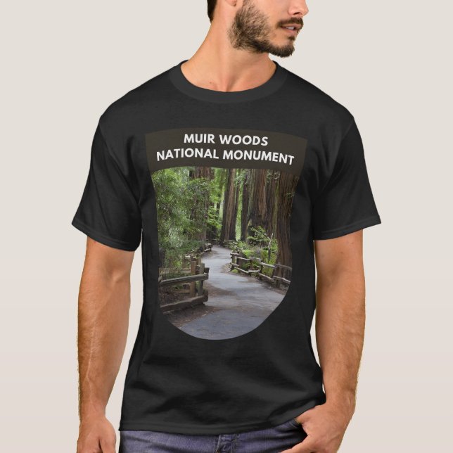 T-shirt Monument national de Muir Woods (Devant)