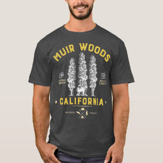 T-shirt Monument national de Muir Woods California Redwood