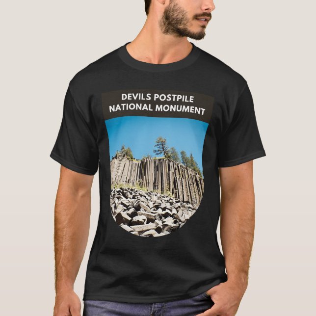T-shirt Monument national du Devils Postpile (Devant)