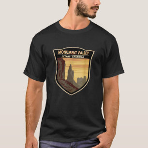T-shirt Monument Valley Arizona Utah Badge Vintage T Shirt