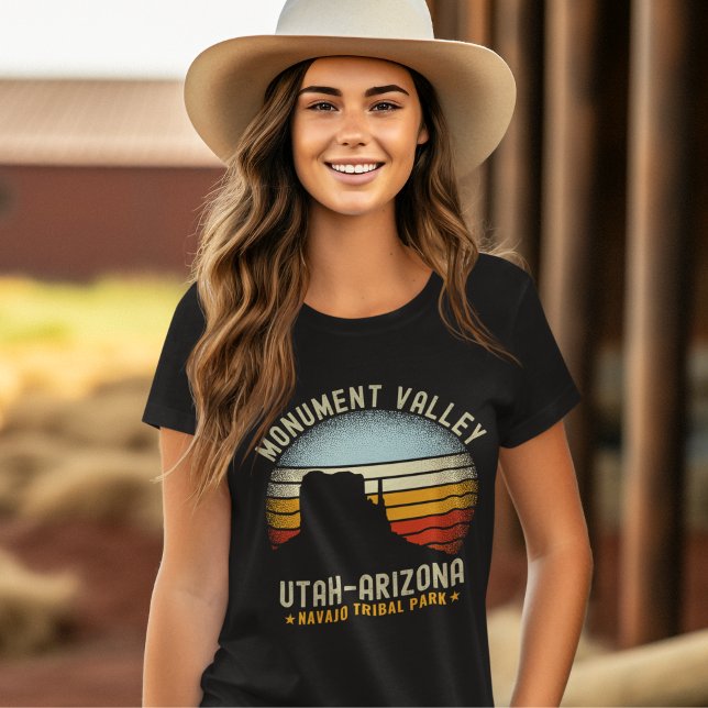 T-shirt Monument Valley Retro Scenery Utah (Créateur téléchargé)