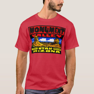 T-shirt Monument Valley Utah Arizona Vintage voyage Decal