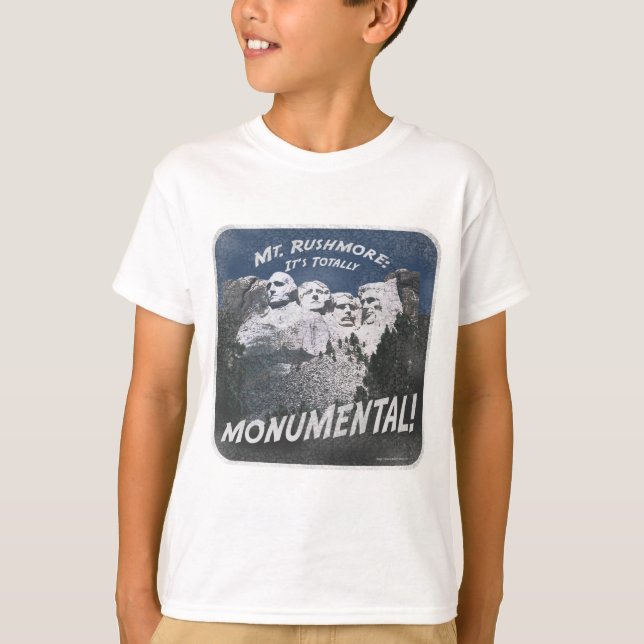 T-shirt Monumental Mont Rushmore (Devant)