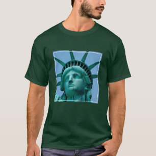 T-shirt Monuments Statue de Liberty Face