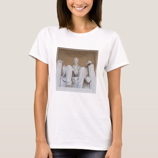 T-shirt Monuments | the Lincoln Memorial (Devant)