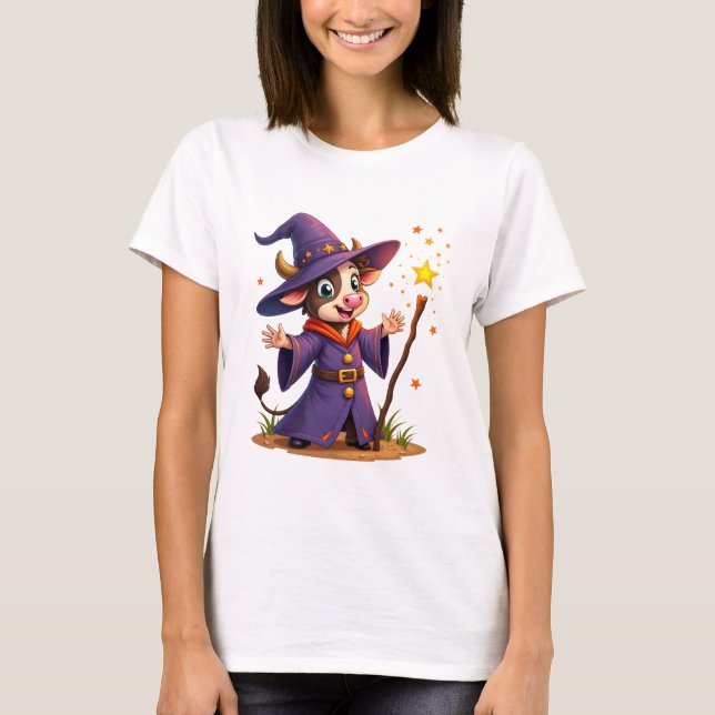 T-shirt Moo-Gician the Cow Sorcerer (Devant)