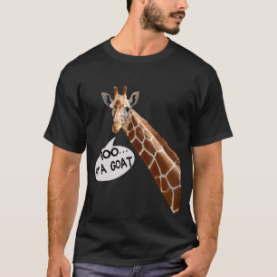 T-shirt Moo I'm A Goat Giraffe hommes femmes enfants qui a