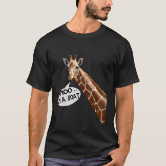 T-shirt Moo I'm A Goat Giraffe hommes femmes enfants qui a