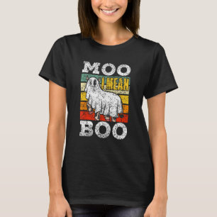 T-shirt Moo Je Veux Dire Boom Fantôme Vache Halloween