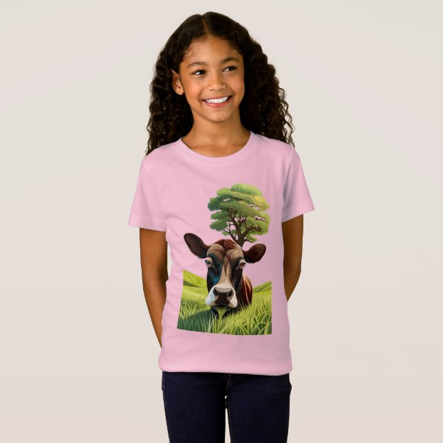 T-Shirt Moo-ning pour un massage (Devant entier)