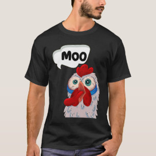 T-shirt MOO VachePoule Poule dit Vache MOO Son MOO