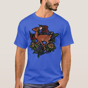 T-shirt Moody Autumn Deer