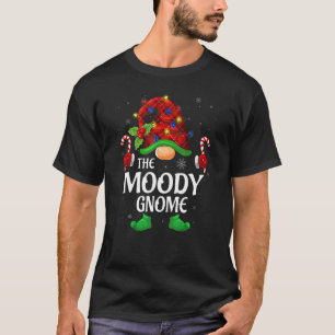 T-shirt Moody Gnomalo Red Plaid Correspondant Famille Chri