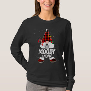 T-shirt Moody Gnome Buffalo à carreaux Famille de Noël ass