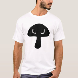 T-shirt Moody Mad Musroom Face Silhouette