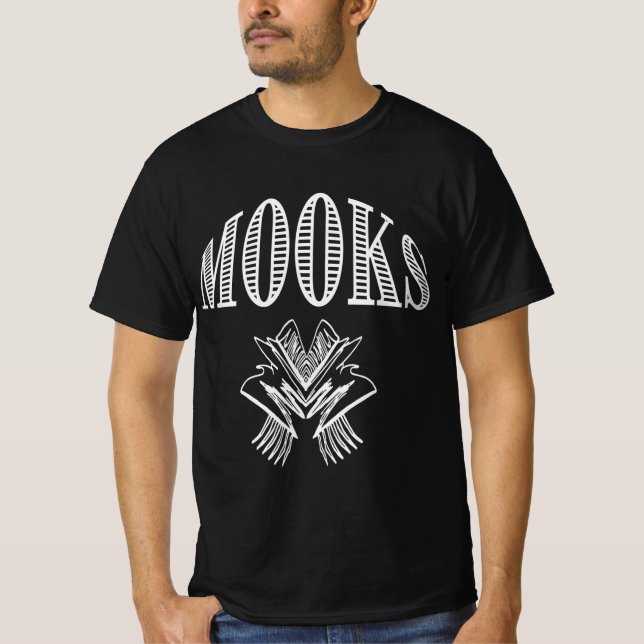 T-shirt Mooks Bank Roll Rose blanche (Devant)