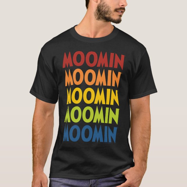 T-shirt Moomin Winter Moomintroll & Snorkmaiden Danse Sn (Devant)