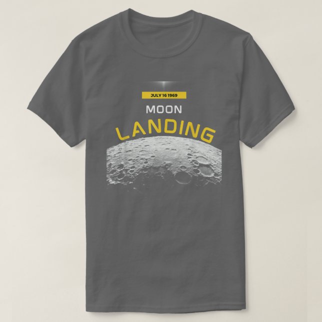 T-shirt Moon Landings 1969 Space Fans Astronauts Science G (Design devant)