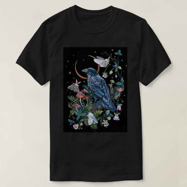 T-shirt Moon Raven (Design devant)