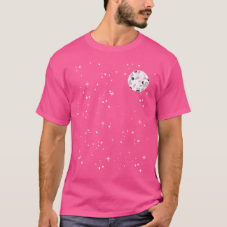 T-shirt Moon Stars Galaxy Outer Space Celestial Bodies Ast