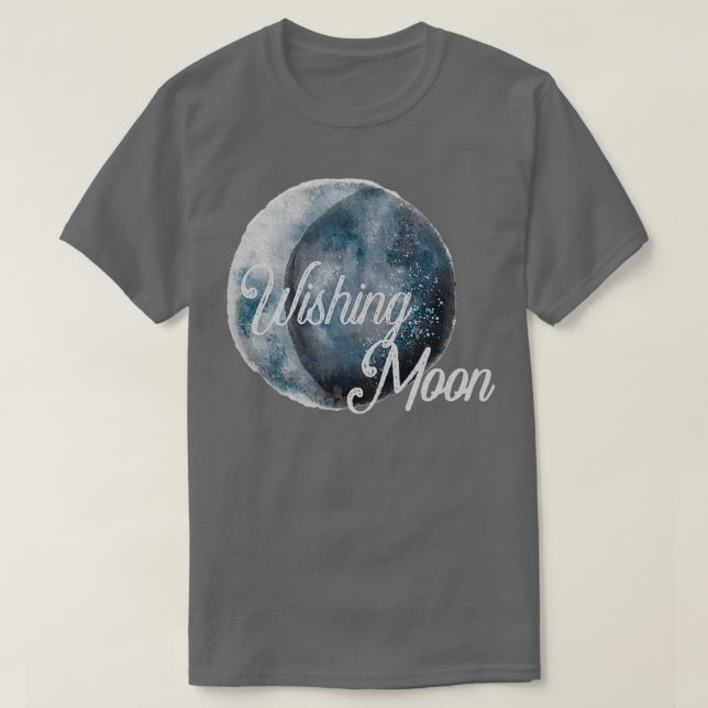 T-shirt Moon Wishing blanc (Design devant)