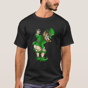 T-shirt Mooning Leprechaun Jour de la Saint Patrick garçon