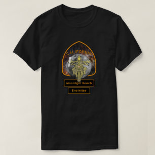 T-shirt Moonlight Beach Pacific Coast Highway Motorcyclist