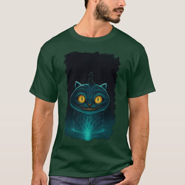T-shirt Moonlit Grin Catee KPop Chasseurs de démons Shadow (Devant)