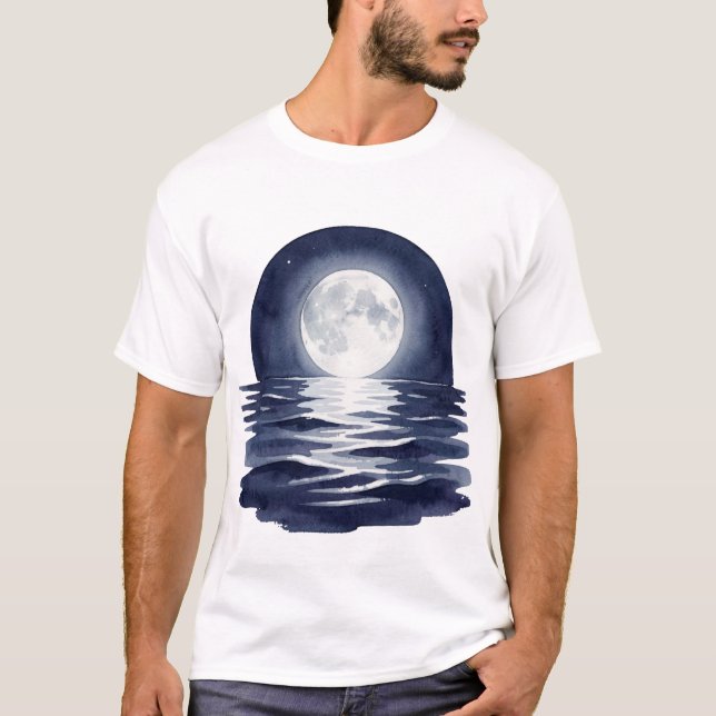 T-shirt  Moonlit Ocean 🌙🌊 (Devant)
