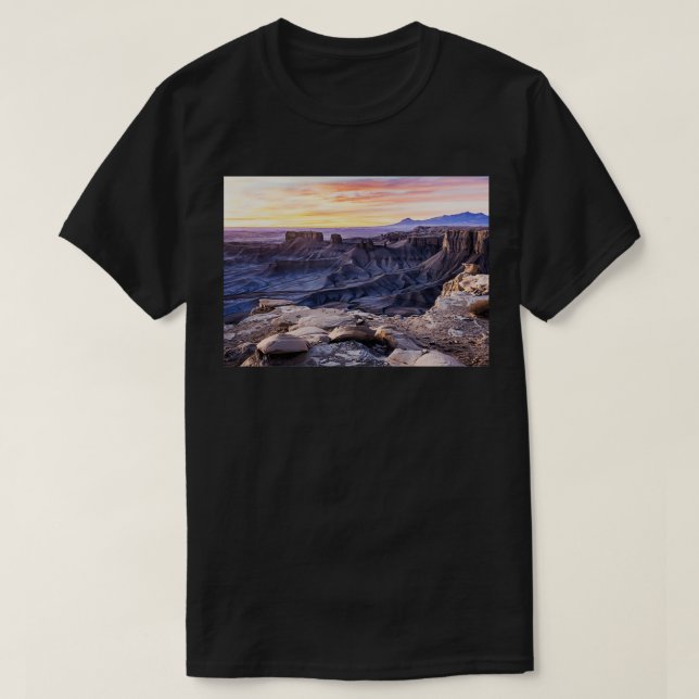 T-shirt Moonscape Overlook (Design devant)