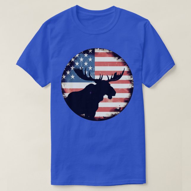 T-shirt Moose américaine (Design devant)