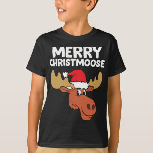 T-shirt Moose Christmas Casquette Moose Joyeux Noël Joyeux
