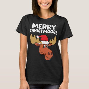 T-shirt Moose Christmas Casquette Moose Joyeux Noël Joyeux