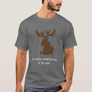T-shirt Moose Christmas The Moose Wonderful Time Of The Ye