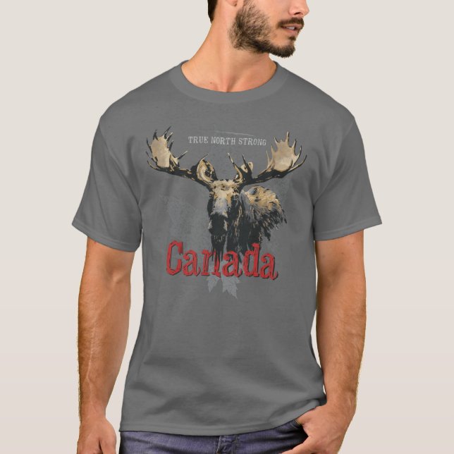 T-shirt Moose du Canada (Devant)
