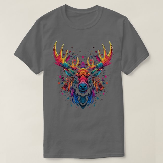 T-shirt Moose Halloween (Design devant)