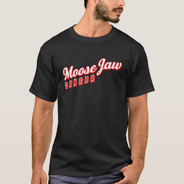 T-shirt Moose Jaw Canada (Devant)
