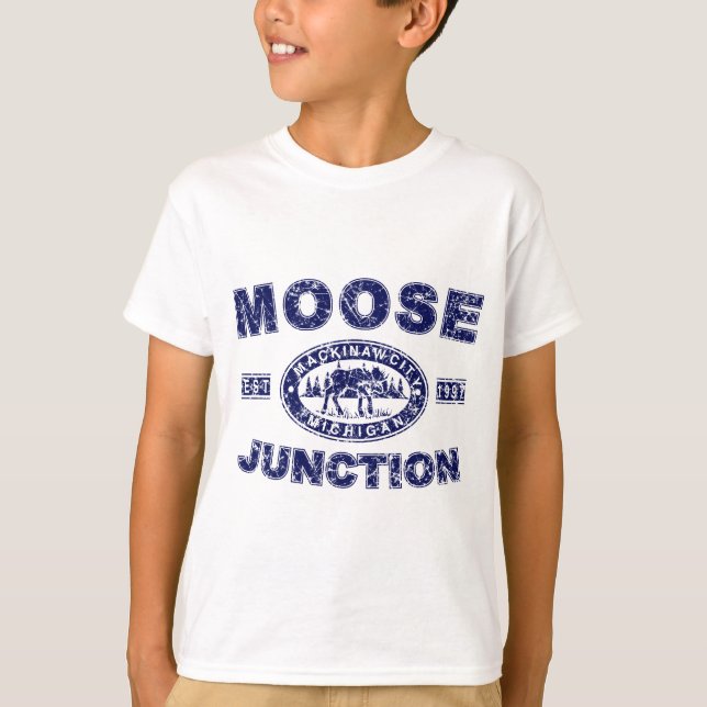 T-shirt Moose-Junction-Distressed-[ (Devant)