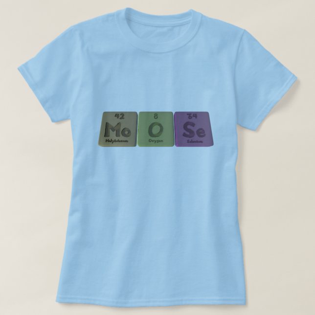 T-shirt Moose-Mo-O-Se-Molybdenum-Oxygen-Selenium.png (Design devant)