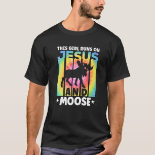 T-shirt Moose Outfit for Moose Lovers Vêtements Femmes Fil